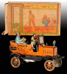 AMOS 'N' ANDY FRESH AIR TAXI, w/ BOX © 1930s Marx